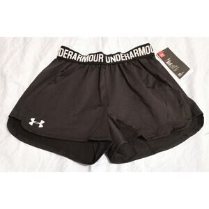 NWT Women's Under Armour Shorts Size Medium Black - Ships Same Business Day!
